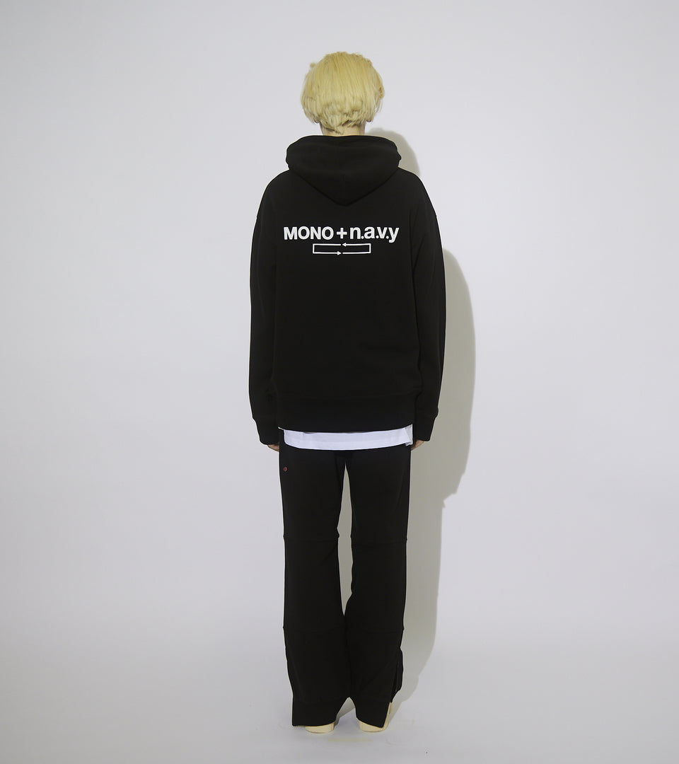 mononavy hooded black