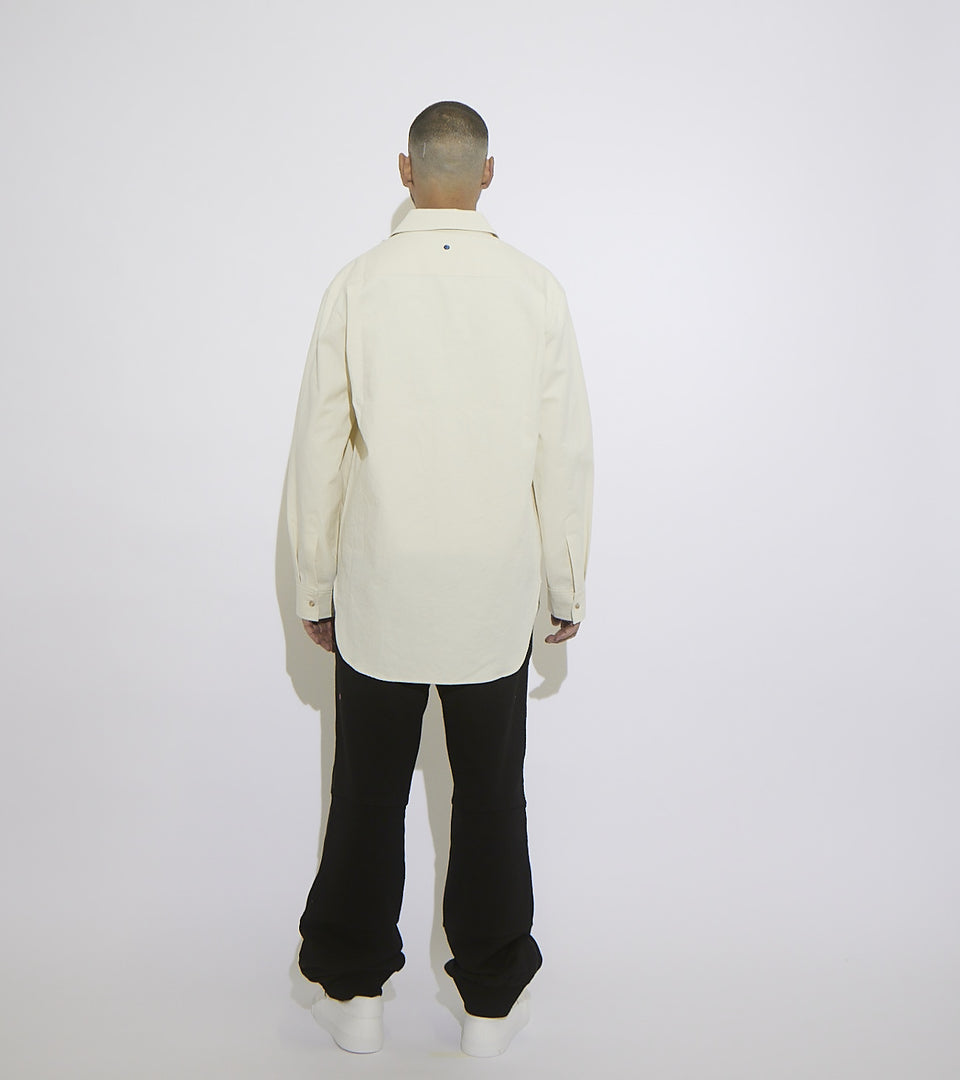 Mononavy canvas shirts natural