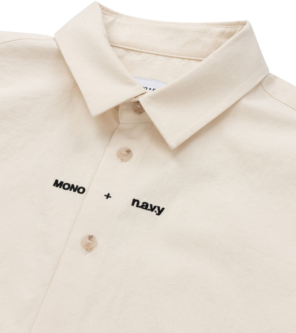 Mononavy canvas shirts natural