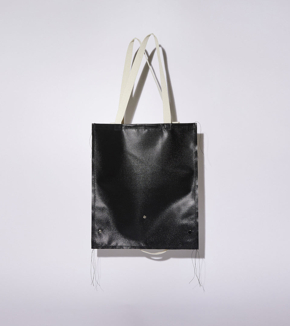 Mono navy flower tote