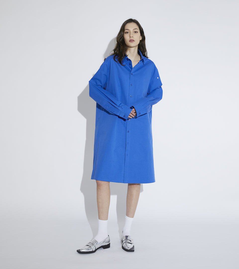 Mono navy long shirts blue
