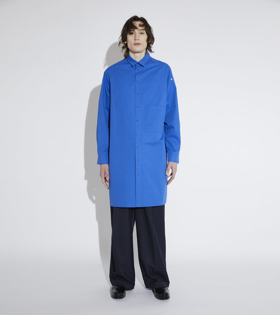Mono navy long shirts blue