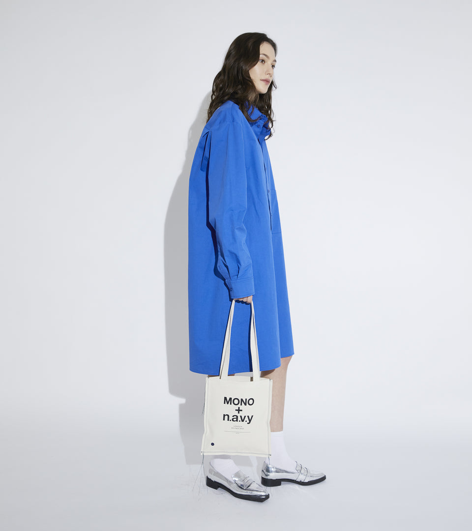 Mono navy long shirts blue