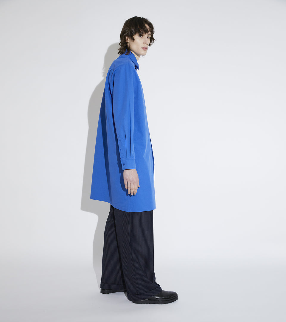 Mono navy long shirts blue