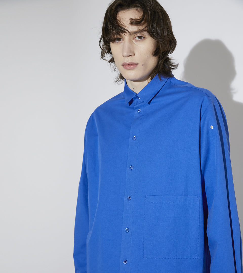 Mono navy long shirts blue