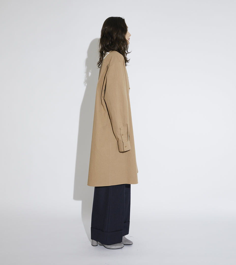 Mononavy long shirts brown
