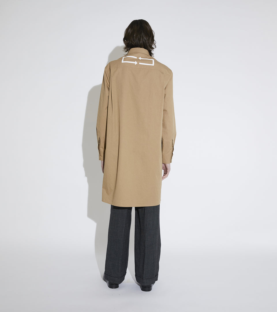 Mononavy long shirts brown