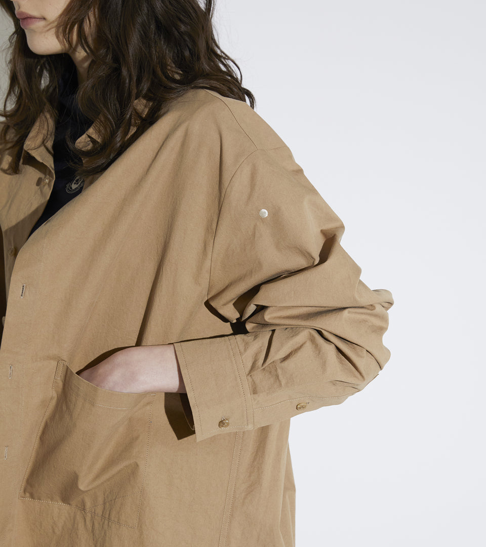 Mononavy long shirts brown