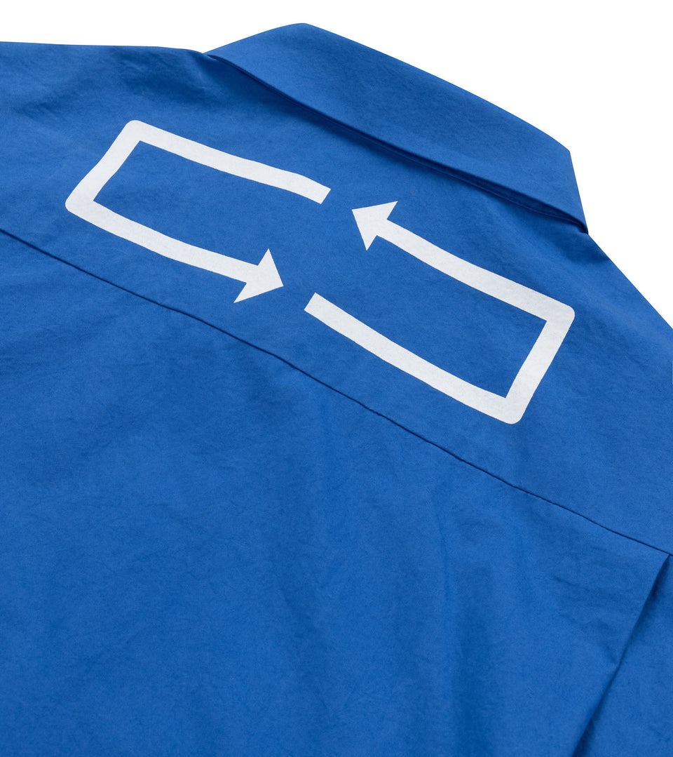 Mono navy long shirts blue