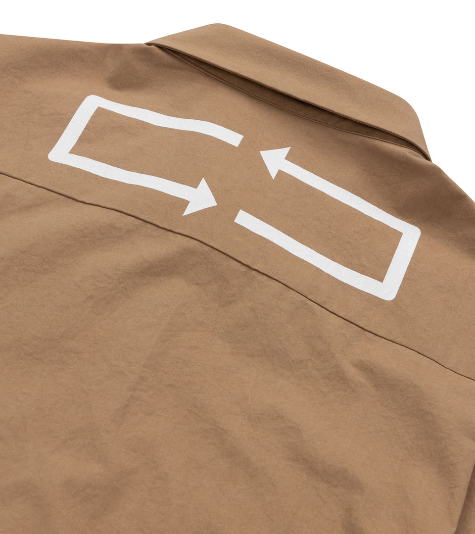 Mononavy long shirts brown