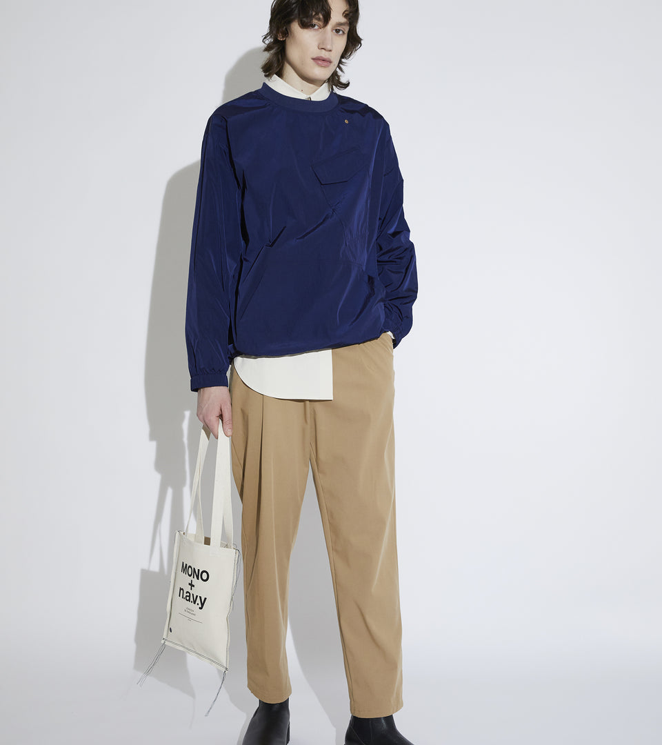Mononavy mini canvas shopper