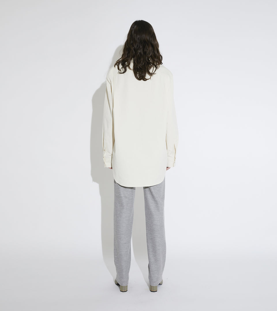 Mononavy canvas shirts natural