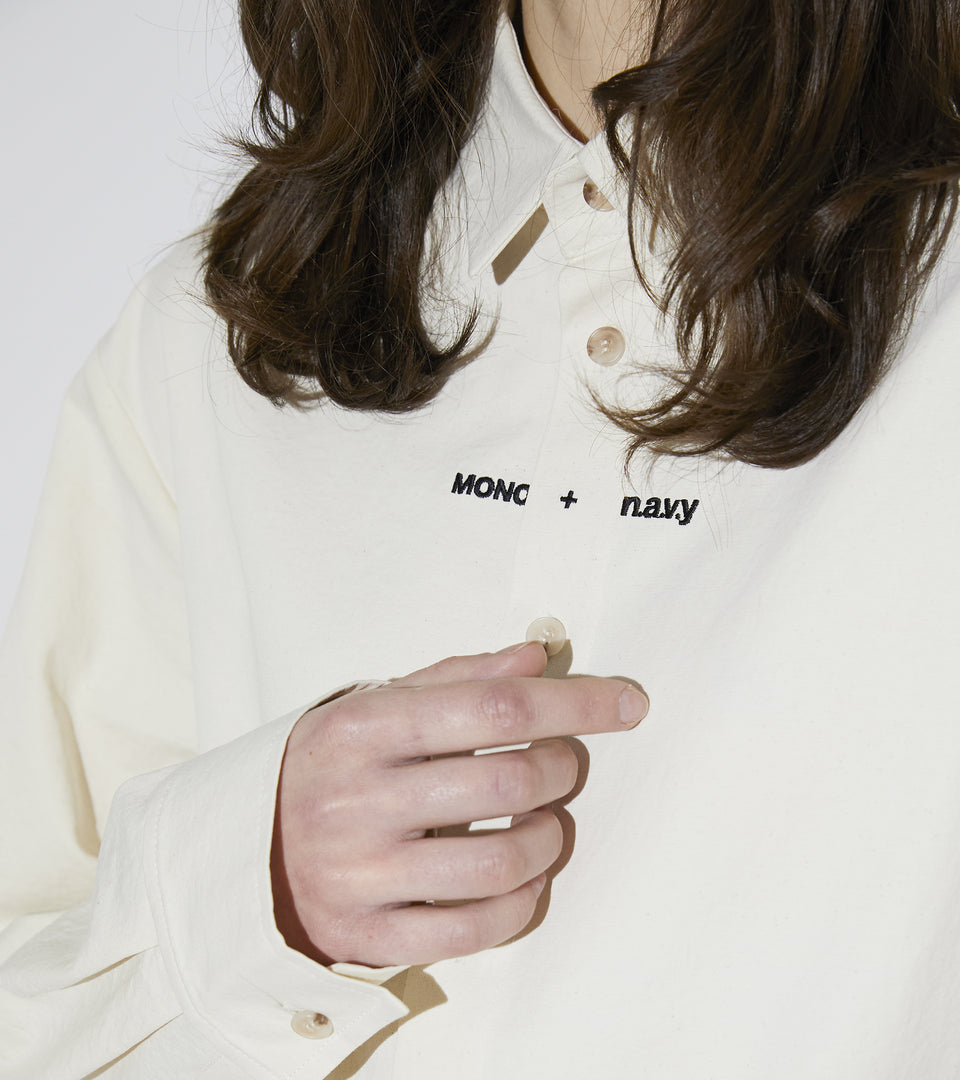 Mononavy canvas shirts natural