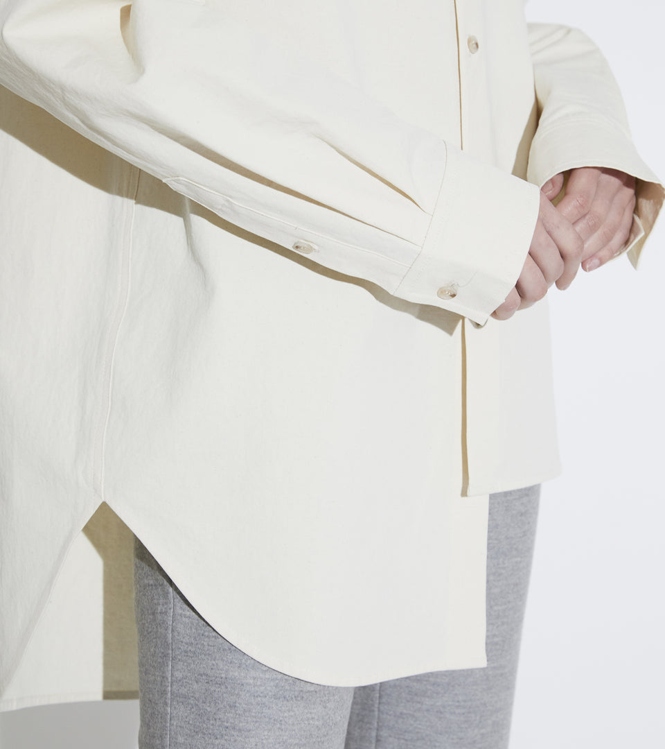 Mononavy canvas shirts natural