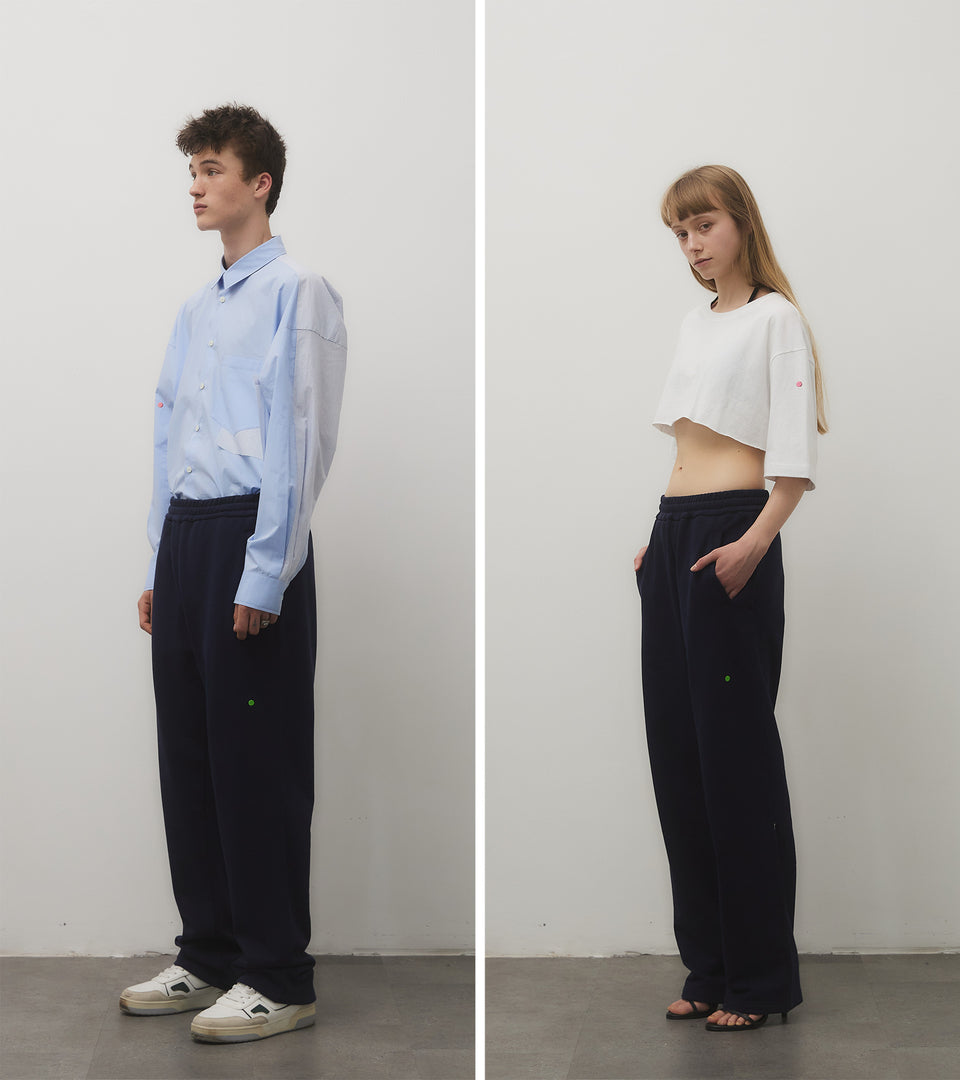 mononavy new lounge trousers navy