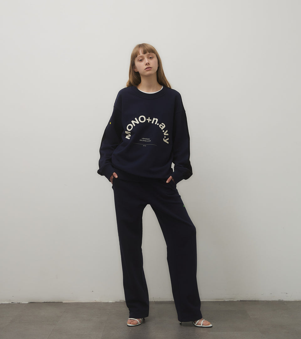 mononavy new lounge trousers navy