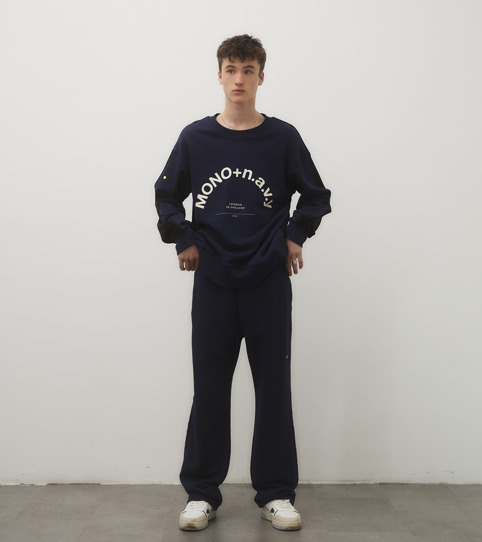 mononavy new lounge trousers navy