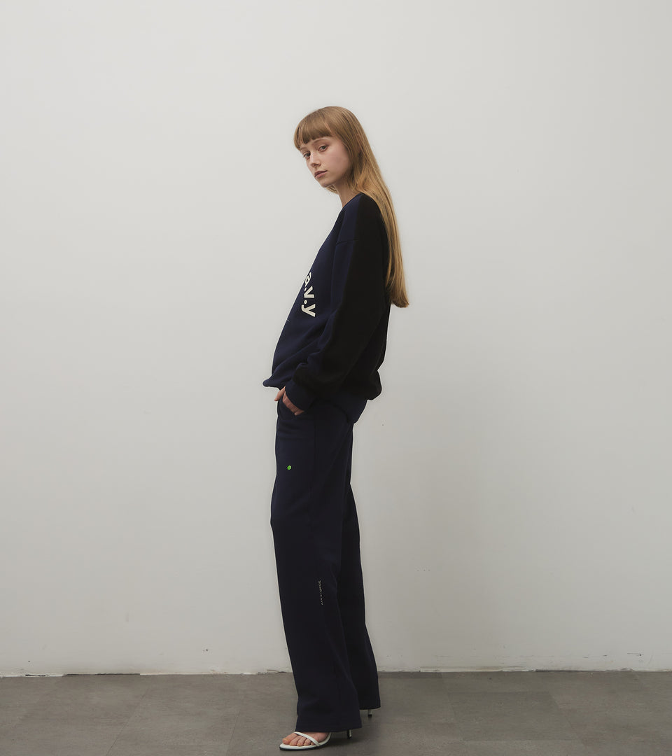 mononavy new lounge trousers navy