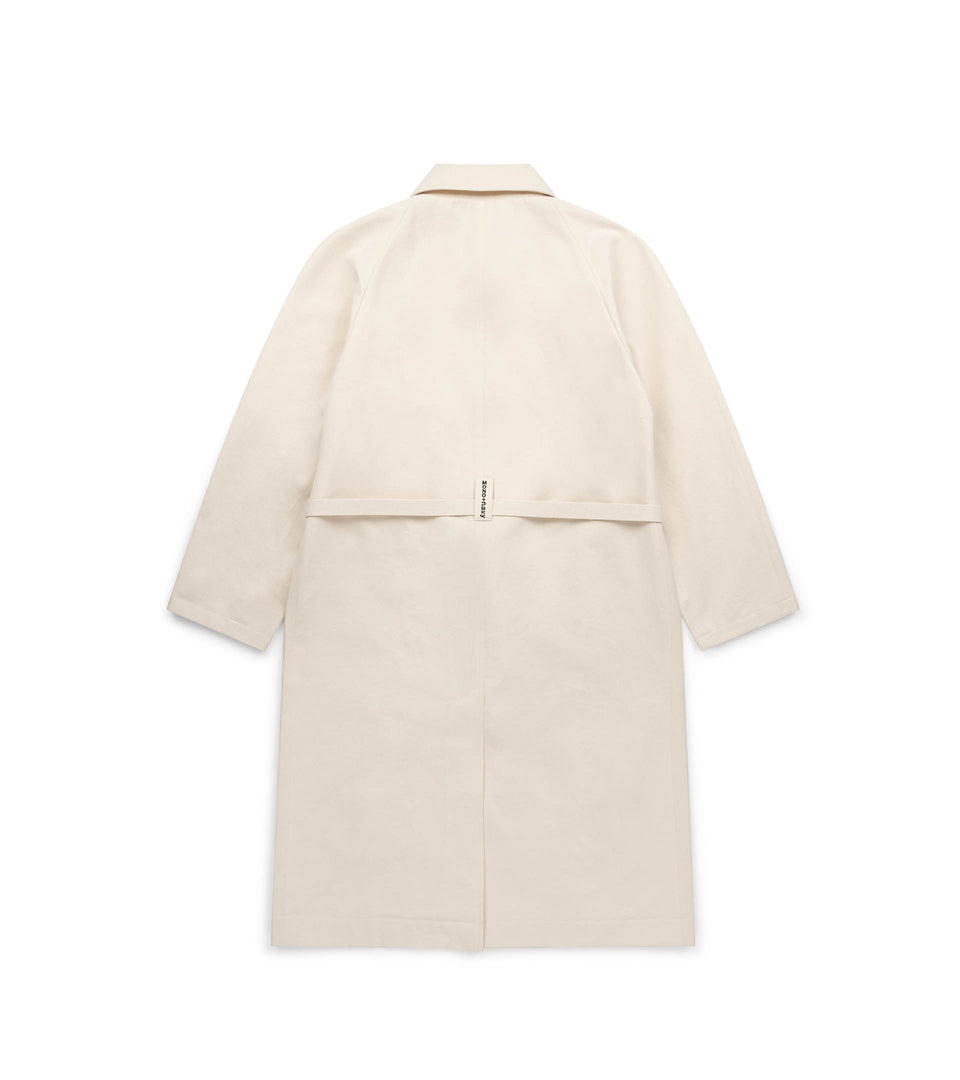 Mononavy canvas mac coat