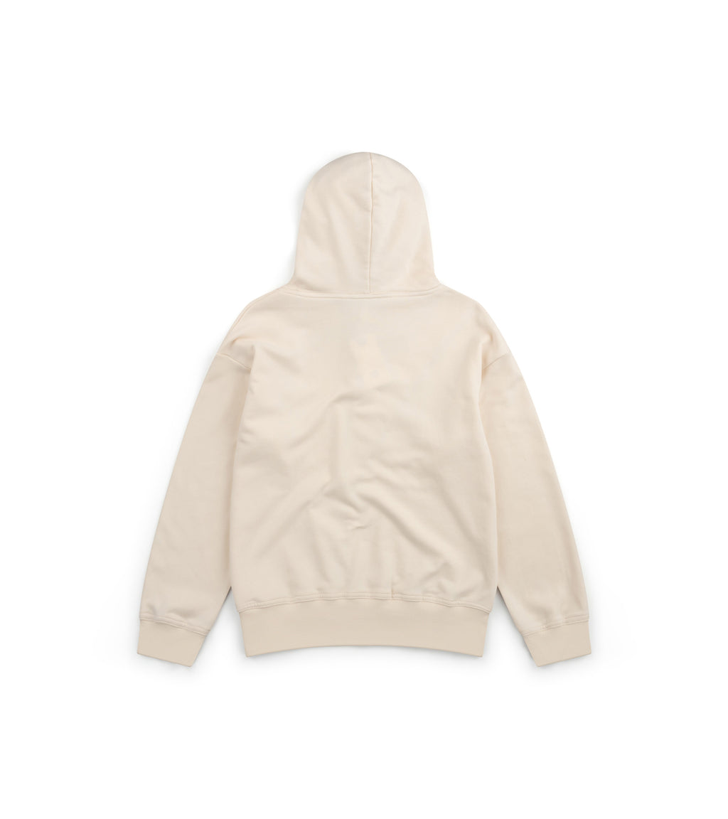 ★HOODHOOD★ Double Patch HD Logo Sweatshirt Ivory IVORY HOODIE – STKY | Clothing That Inspires
