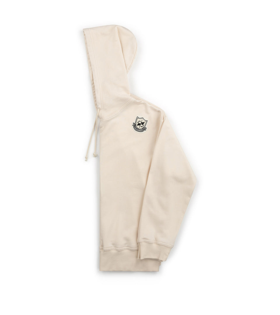 No.o25 - Patched Hoodie Sweatshirts Ivory