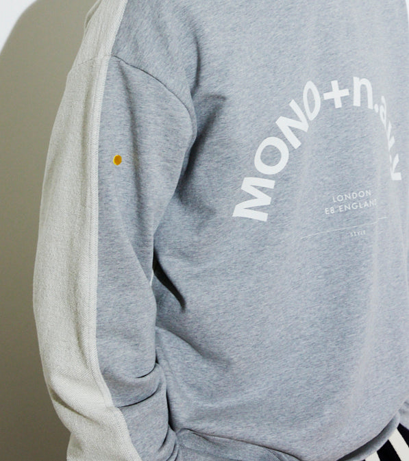 mononavy towel back sweatshirts