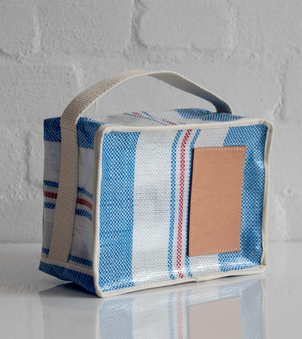 MONO n.a.v.y Tarpaulin Cooler Bag Blue Stripe MONO navy Official