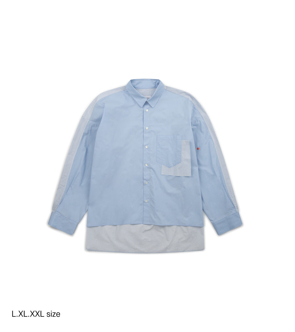 Sky Blue Stripe Classic Custom Shirt 50bm50t 50/1*50/1 Sii0028 main image 0