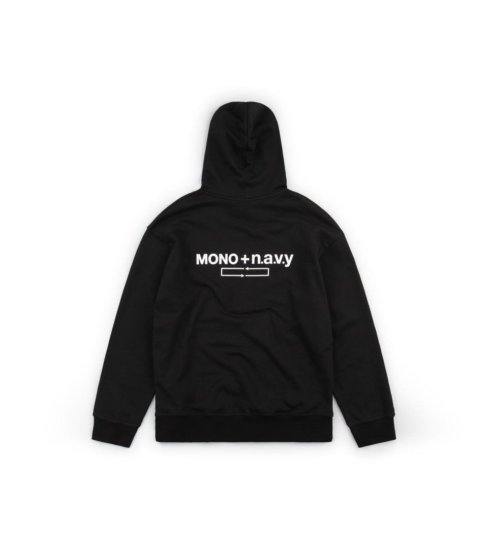 mononavy hooded black