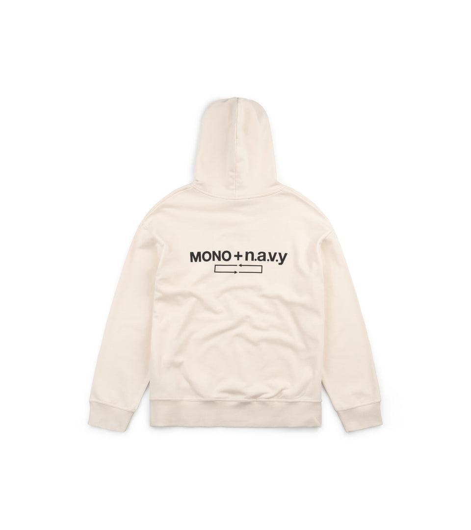 mononavy hooded ivory