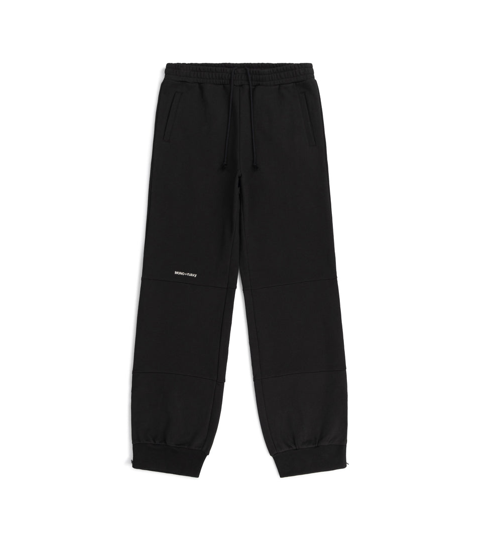 mononavy logo sweatpants black