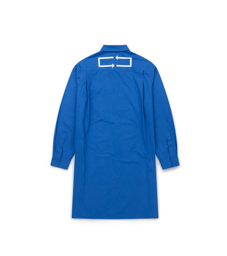 Mono navy long shirts blue