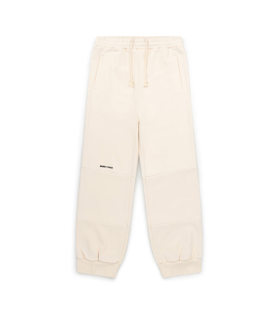 mononavy sweatpants ivory