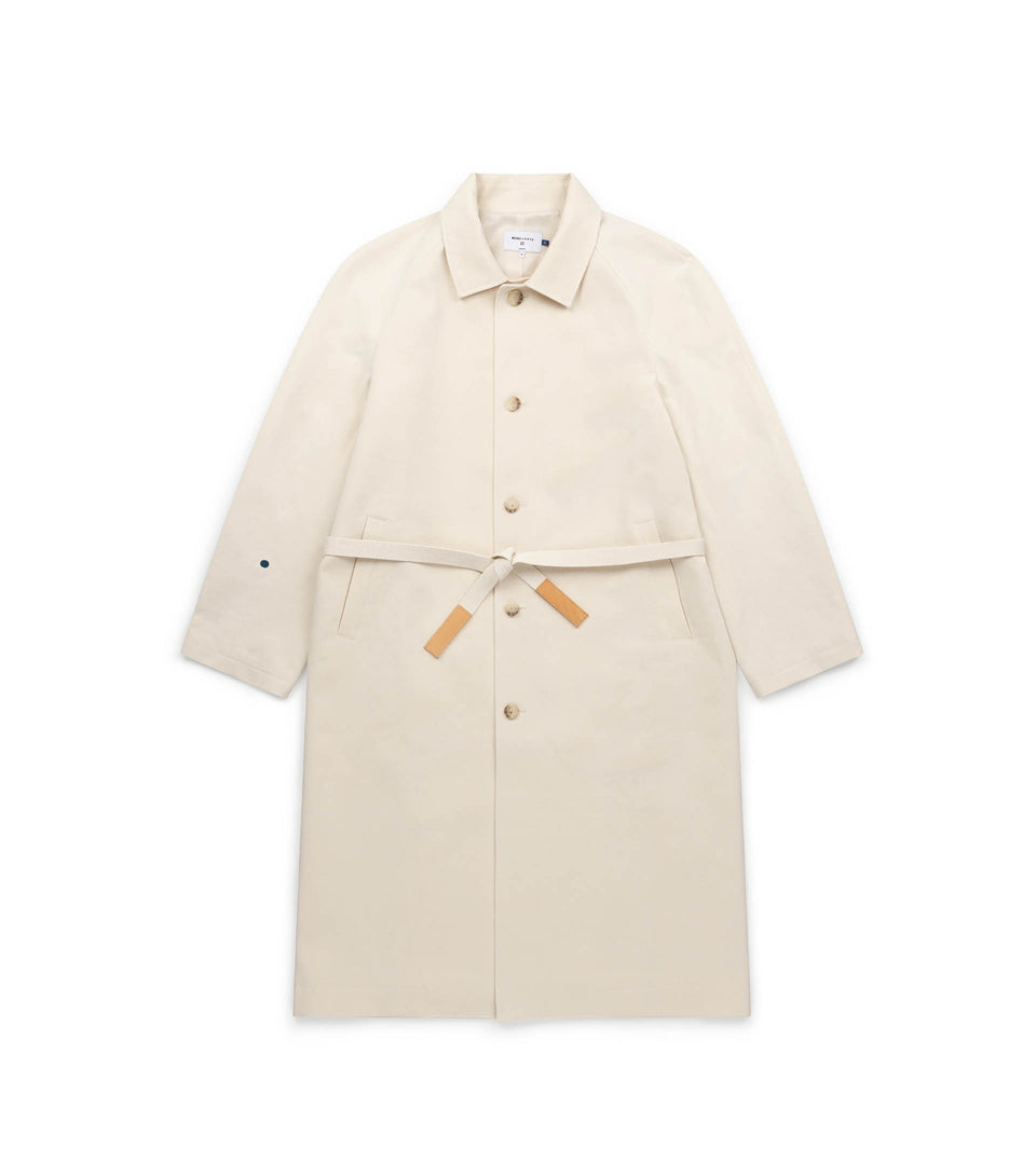 Mononavy canvas mac coat