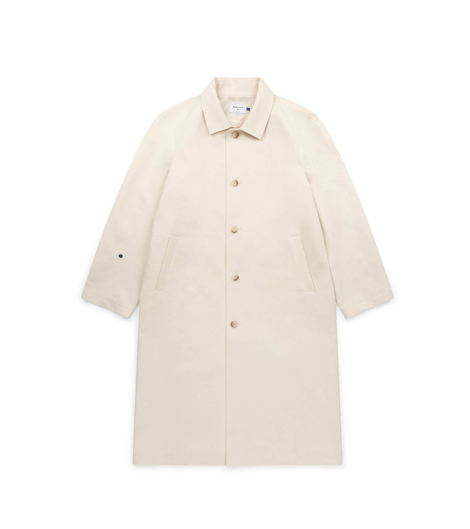 Mononavy canvas mac coat