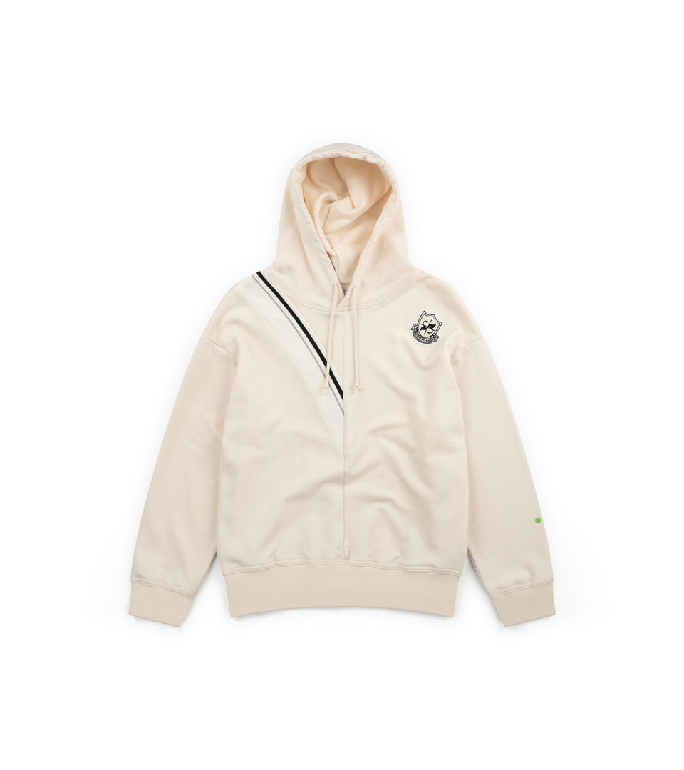 No.o25 - Patched Hoodie Sweatshirts Ivory