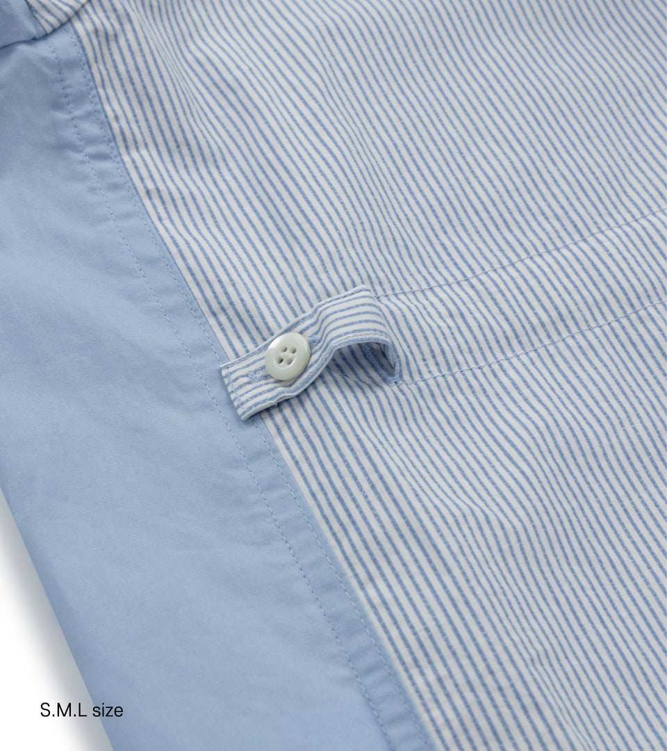  mononavy cotton shirts blue