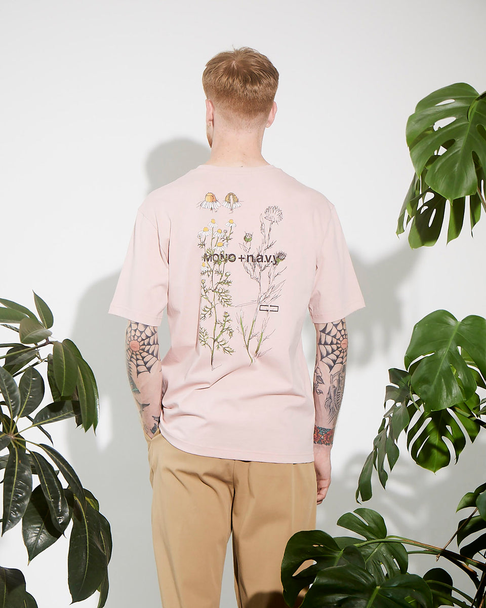 Mononavy Printed T-Shirt Powder Pink