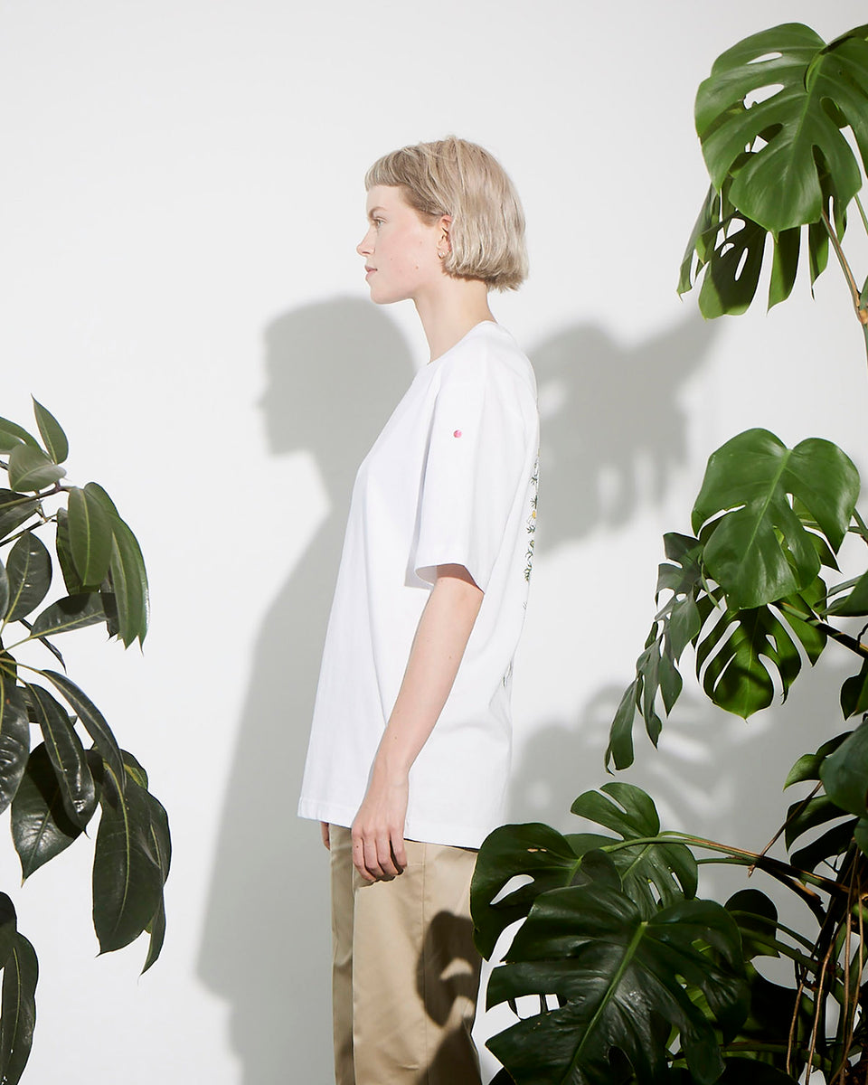 Mononavy Printed T-Shirt Optic White