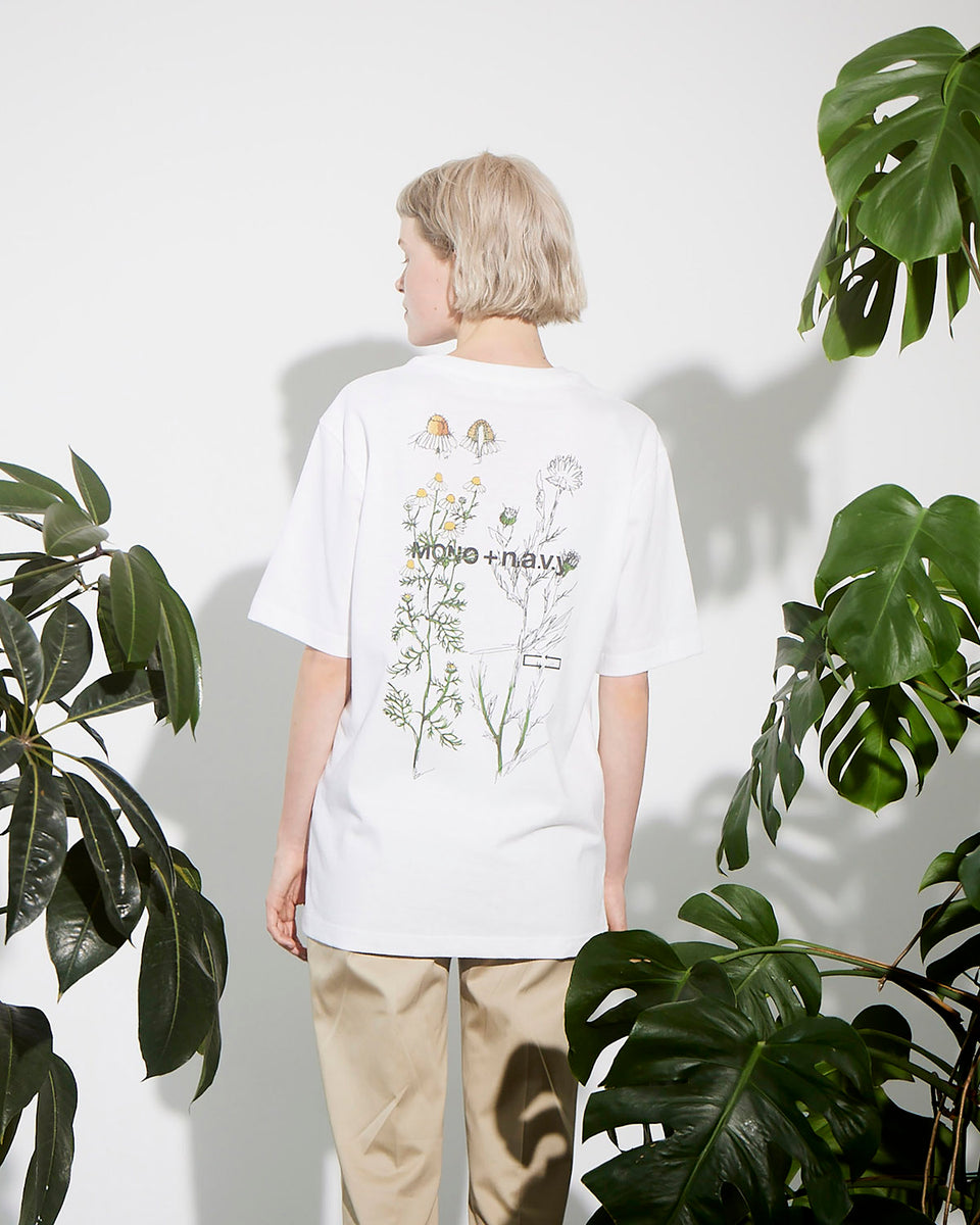 Mononavy Printed T-Shirt Optic White